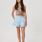 Canotta bimba con cut out animalier