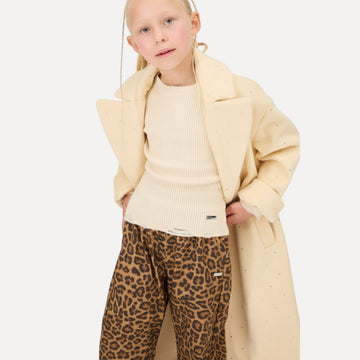 Pantalone Bimba Carrot Leopardo