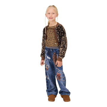 Maglia Bimba punto Milano Leopardo