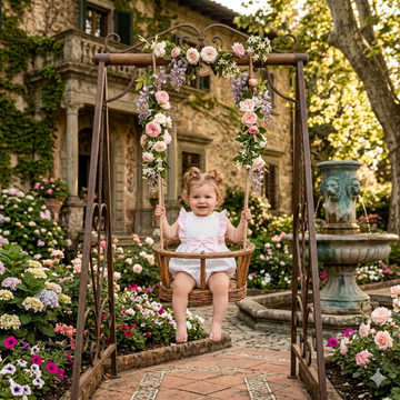 Pagliaccetto con Volant Fiorato