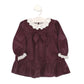 Vestito Bambina in velluto a costine