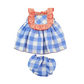 Vestito vichy misto lino