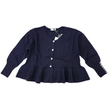 Cardigan bimba coreana con balza