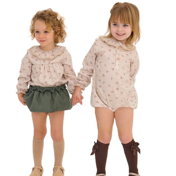 Completo Bambina Blusa con culotte