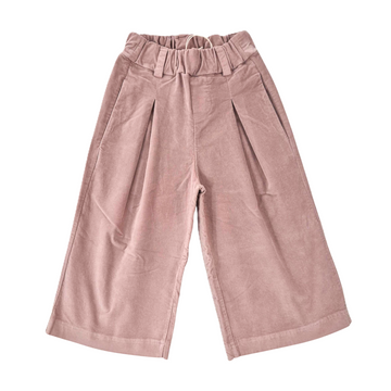 Pantalone lungo Bimba in velluto raso