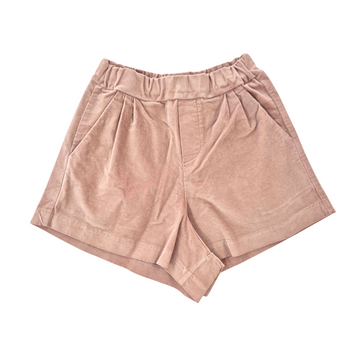 Shorts Bimba in velluto raso
