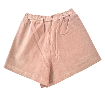 Shorts Bimba in velluto raso