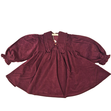 Camicia ampia Bimba in velluto a costine