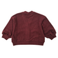 Cardigan Giacchina Bimba a maglia bordeaux