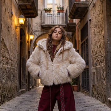 Pelliccia Bambina ecologica corta