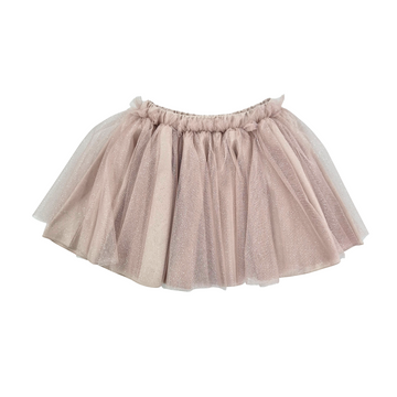 Gonna Bambina in cotone glitter