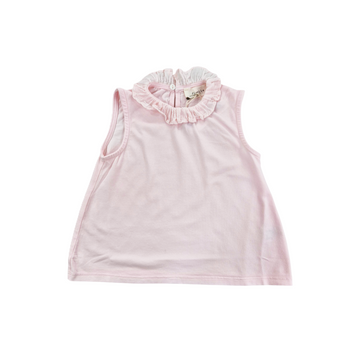 T-shirt collo rouches Bambina
