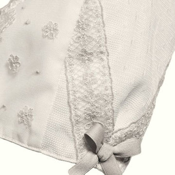 Cuffia Battesimale in pizzo