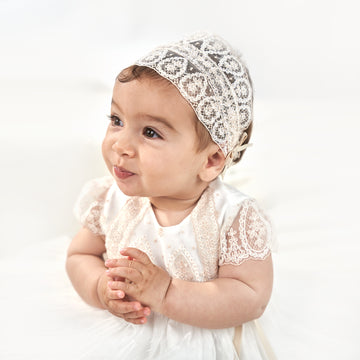 Fascia elastica Battesimale in pizzo