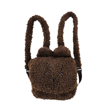 Zainetto Bimba Faccia Orso in eco pelliccia