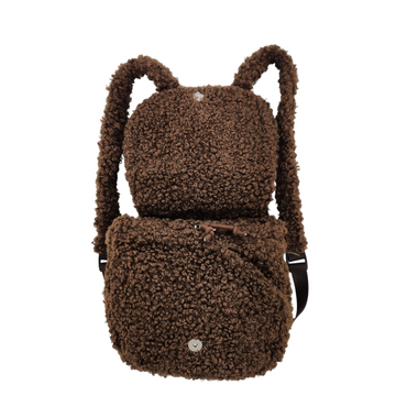 Zainetto Bimba Faccia Orso in eco pelliccia