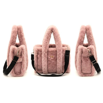 Borsa piccola in Eco Pelliccia