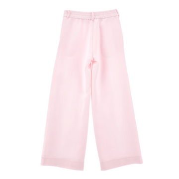 Pantalone Wide bimba con bottone smaltato