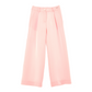 Pantalone Wide bimba con bottone smaltato