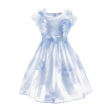 Abito Princess in organza maxi farfalle