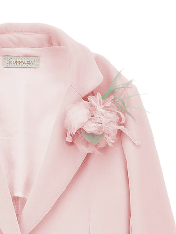 Giacca Bolero Bimba con fiore