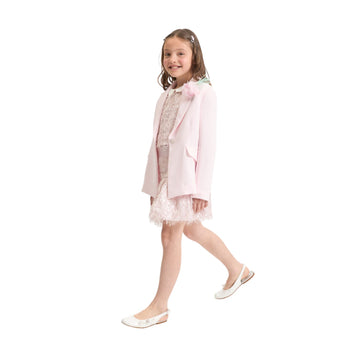 Giacca Bolero Bimba con fiore