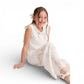 Top Bimba con ricamo in Fil Coupe