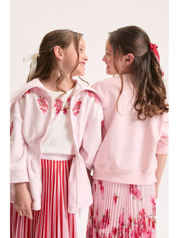 T-shirt Bambina stampa fiori
