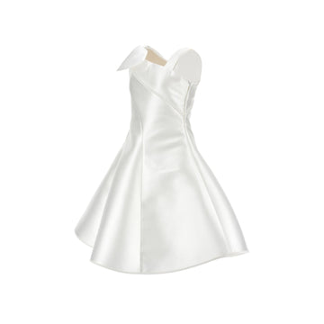 Abito Twister Mikado monospalla comunione