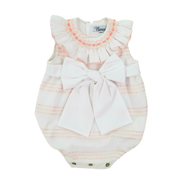 Pagliaccetto collo punto smock Naxos