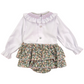 Completo bimba ricamo punto smock