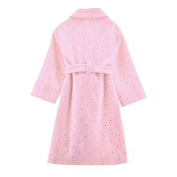 Cappotto panno con strass bimba