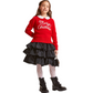 Maglione Merry Christmas Bimba lana e cotone