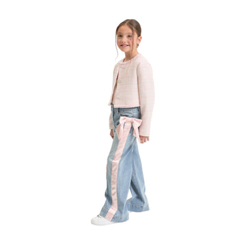 Jeans Bambina con fiocco