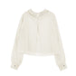 Camicia Bimba Georgette con strass