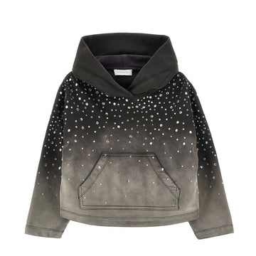 Felpa Bimba chiusa Degradè con strass