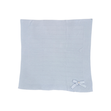 Copertina in filo cotone cielo traforata