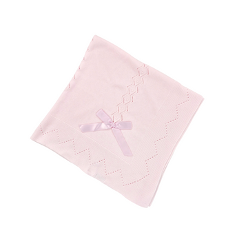 Copertina Rosa in filo cotone Luxury