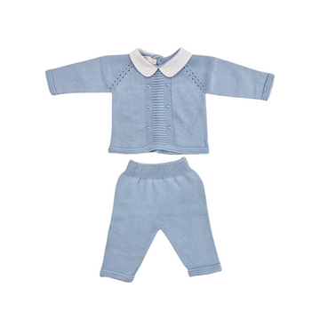 Completo maglia e pantalone filo cotone