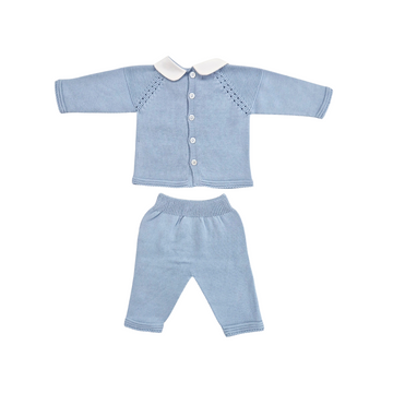 Completo maglia e pantalone filo cotone