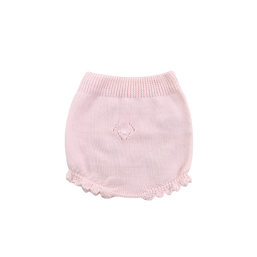 Vestito neonata in filo cotone e pizzo