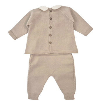 Completo neonati con treccia