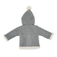 Cappotto Bimbo doppiopetto Grigio con cappuccio