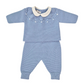 Completo neonato con collo in piquet