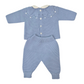 Completo neonato con collo in piquet