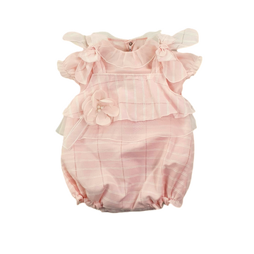 Completo pagliaccetto neonata 2 pezzi