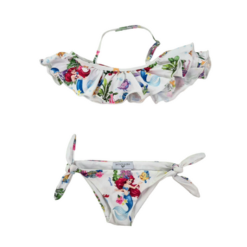 Bikini bimba in lycra stampa"Ariel" Monnalisa