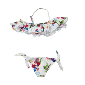 Bikini bimba in lycra stampa"Ariel" Monnalisa