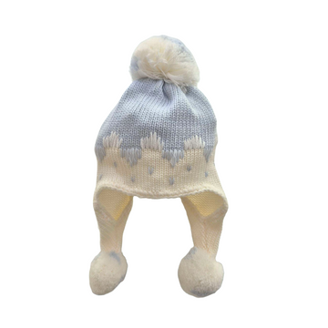 Cappellino in lana stile peruviano