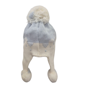 Cappellino in lana stile peruviano